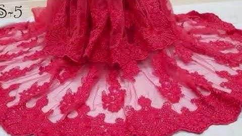 Mono Net With Heavy Emb Multy Tone Two Tone Saree Work All Over Saree Pallu | RV Collections