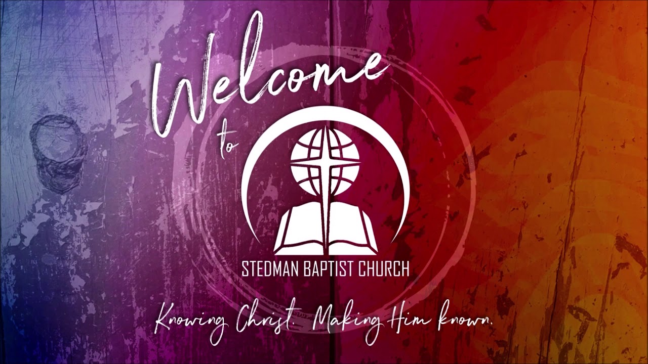 Stedman Baptist Church 12/22/2019 Dr. Mark Harris YouTube