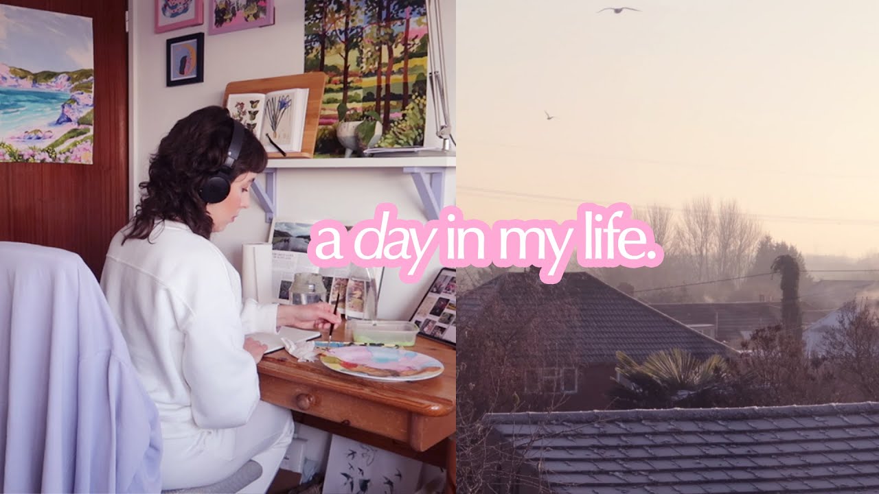 a day in my life as a freelance artist ✶