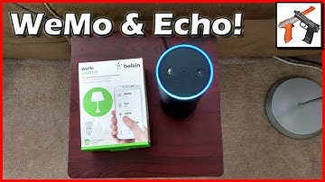 Belkin WeMo & Amazon Echo: Voice Control Livingroom Lamp Demo