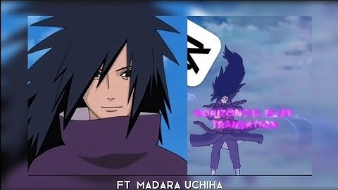 Horizontal Blur Transation | Capcut editing Tutorial | Ft. Madara Uchiha 
