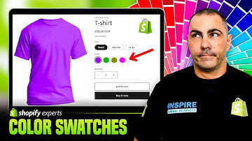 How To Add & Create Shopify Color Swatches on Product Page Tutorial Video