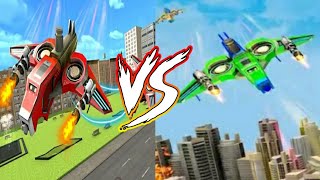 Drone Robot Transforming Game VS Drone Robot Car Game 3D Android Gameplay screenshot 3