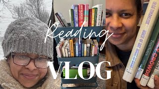 Snowy Weekend Reading Vlog | RunwrightReads