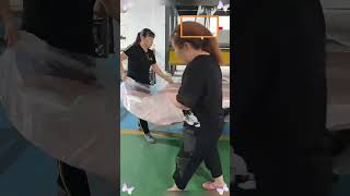 Compressed Sofa Magic #compressedsofa #furniturefactory #satisfyingvideo #factoryprocess