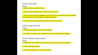 Full CHIPOTLE FOOD SAFETY SEVEN EXAM QUESTIONSActual Qs and Ans - Expert-Verified Explanation Guide