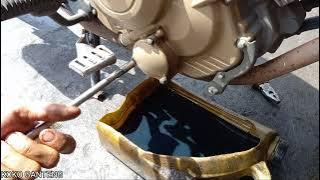 Suzuki Satria Fu150 N Change Oil & Oil Filter | How to Change Motorcycle Oil & Oil Filter Satria ...