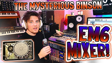 An Overview Of the Fabled Binson EM6 Mixer with Built-In T7E analog delay module! #binson #echorec