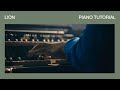 LION | Official Piano Tutorial | Elevation Worship