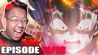 SIMON FINALLY AWAKENS!!! - Gurran Lagann Episode 11 & 12 - Reaction