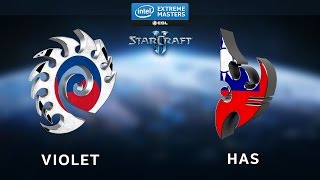 StarCraft 2 - viOLet vs. Has (ZvP) - IEM Shanghai - Ro16