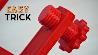 The Easiest Trick for Perfect 3D Printable Threads that YOU Still Don't Know