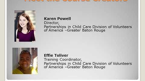 child care course Part 1 Introduction