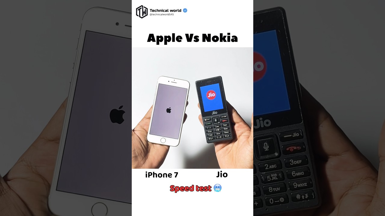 Apple Vs Nokia Vs jio 🤯