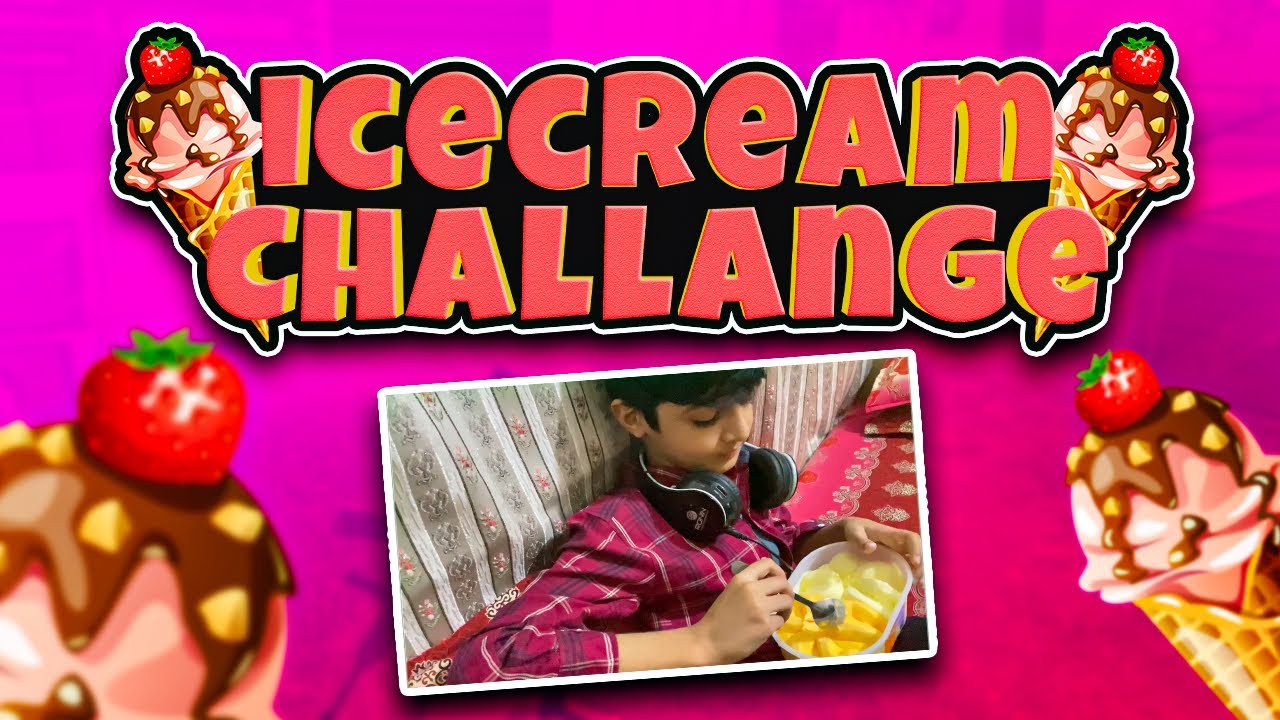Ice cream Challenge Little Zalmi Pubg. Mobile YouTube