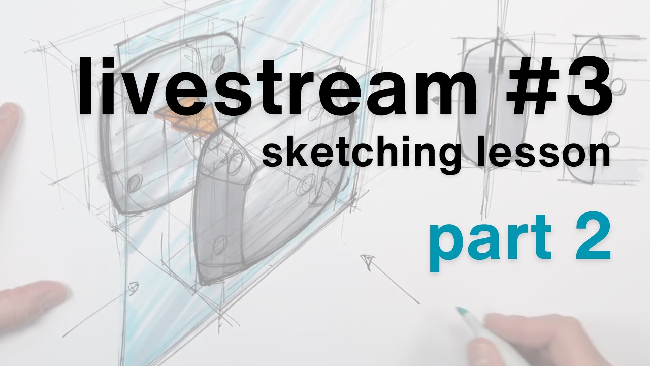 Livestream #3 - sketching lesson - part 2 - YouTube