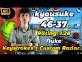 kyousuke (46-27) w/Mokuj1n Nuke POV + Keystrokes/custom radar