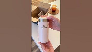 Unboxing the Stanley Coffee mug ☕️#coffee #unboxing #asmr
