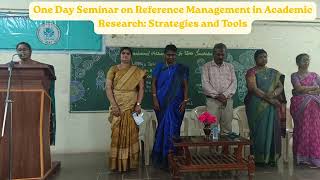 Gacw One Day Seminar On Reference Management In Academic Research Strategies And Tools