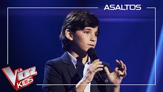 Juanvi Fuentes canta 'No te pude retener' | Asaltos | La Voz Kids Antena 3 2023
