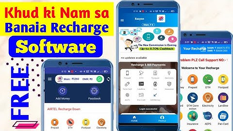 3 Multi Recharge Demo Application // How to start multi Recharge Business with Admin Portal For Free