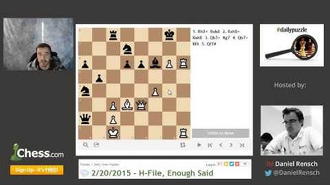 Your Daily Chess Puzzle: February 20th, 2015!