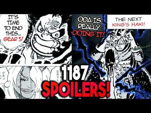 LUFFY DOMINATES IMU!! SANJI'S CONQ CONFIRMED!?? | ONE PIECE CHAPTER 1187 SPOILERS / HINTS (OP 1187)