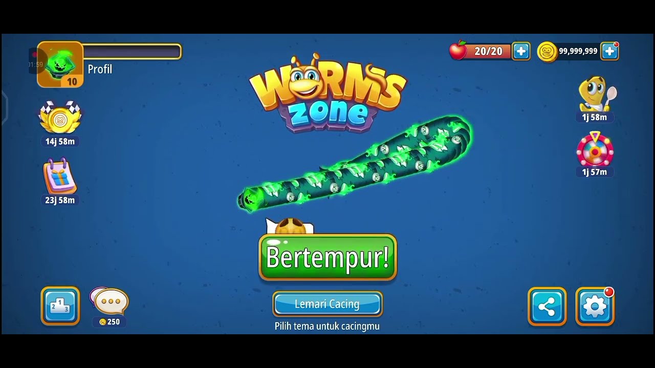 WORMS Go Crazy Eating ONLY CAKE and FRUIT in This Challenge #ravindrasgaming 