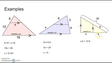 Lesson 7-5 Proportions in Triangles