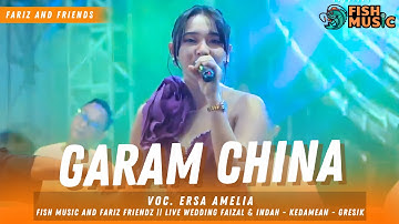 ERSA AMELIA - GARAM CHINA || FARIZ FRIEND AND FISH MUSIC LIVE WEDDING FAIZAL & INDAH - KEDAMEAN