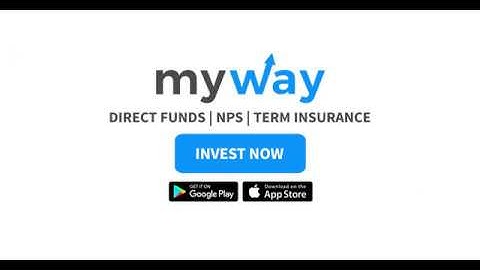 App flow of MyWay Wealth