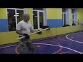 Упражнения с палкой в паре.Средняя дистанция.В Н Крючков/stick fighting techniques