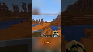 Building a Starter Base: Lake Town Minecraft Project #shorts