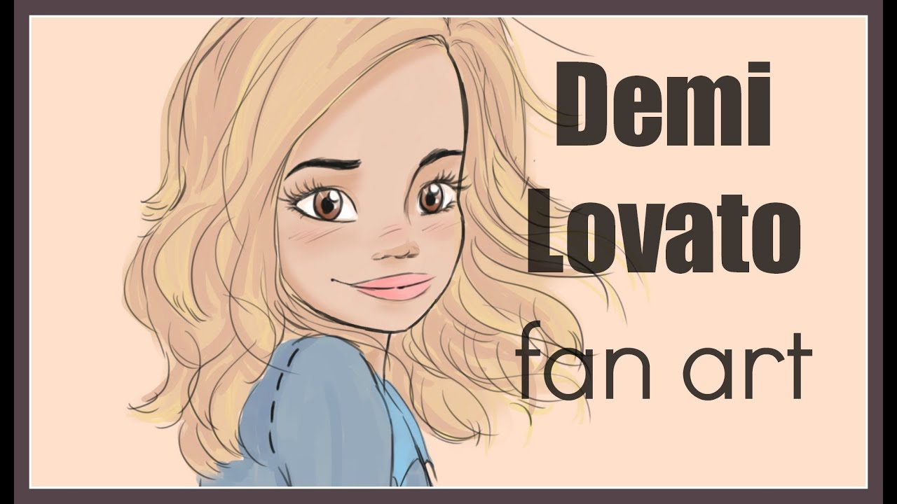 fanart drawings series demi lovato by debbyarts youtube