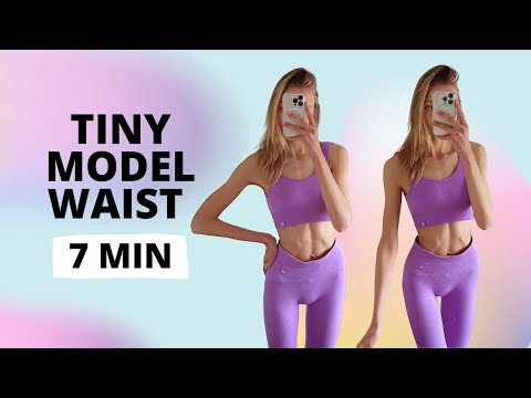 Tiny Model Waist 7 Minutes Workout for Small Waist / Nina Dapper Model and Lifestyle Coach