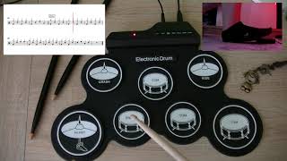 Don't Start Now | Dua Lipa - Electonic Drum pad cover with Tomplay (Beginner)