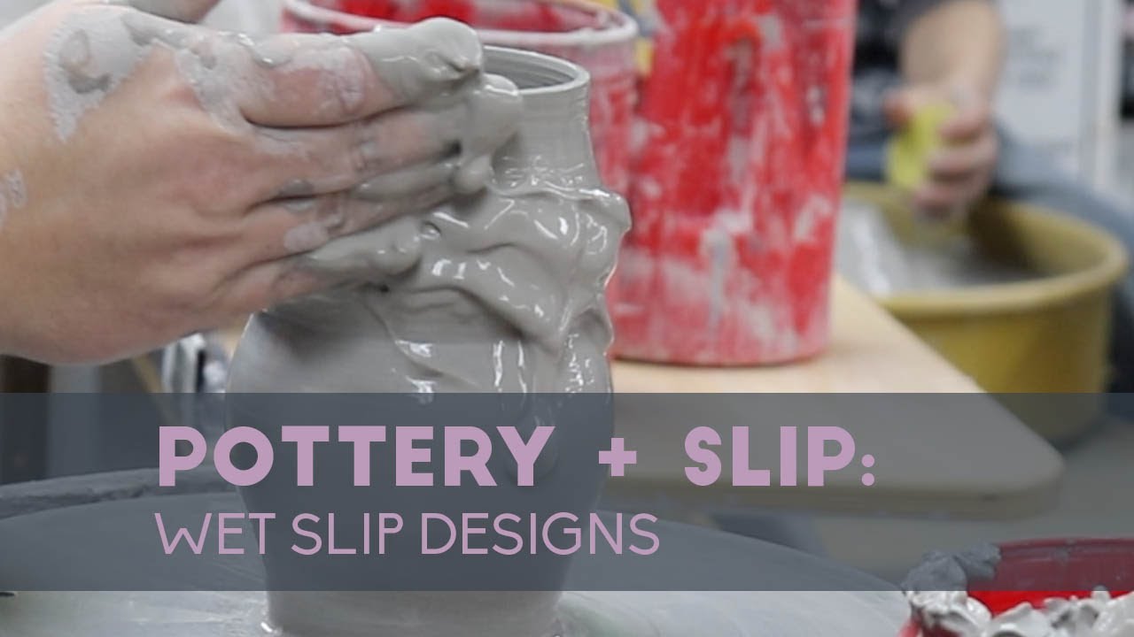 POTTERY + SLIP: Wet Slip Designs - YouTube