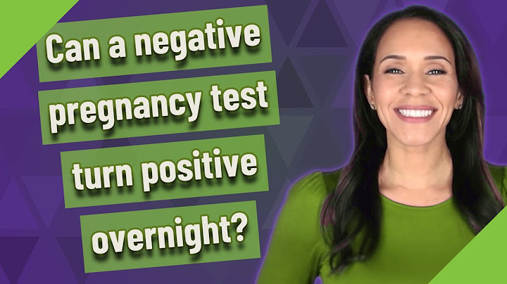 Positive pregnancy test in the morning negative at night