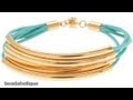 How to Use Round Cord Ends to Finish a Faux Wrap Bracelet