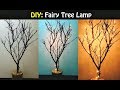 DIY Fairy Tree Lamp | Lit Tree DIY |  Afia's galleria