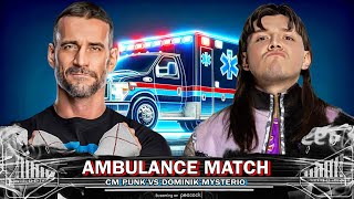 WWE 2K24 | CM Punk Vs Dominik Mysterio - Ambulance Match | King & Queen Of The Ring