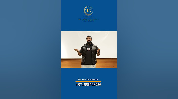 ازاي تبقي ممثل محترف ؟ من ورشة التمثيل في ترند جروب للتدريب علي فنون السينما ( وليد دخان )