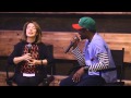 paula wallace and andré 3000 benjamin conversation at design miami collectors breakfast