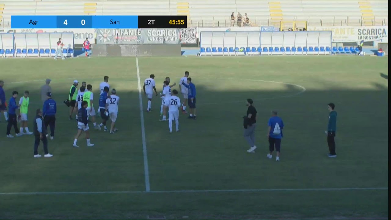 Agropoli - Pro Sangiorgese: la telecronaca del match