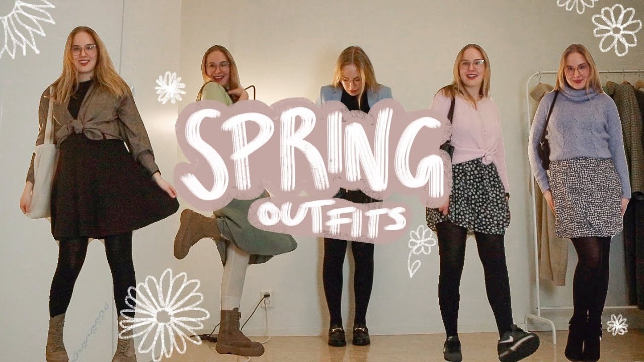 8 spring outfit ideas for 2022 🌤 spring outfit ideas but it's still cold out