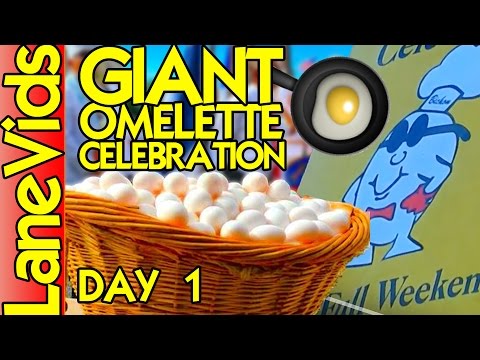 🍳 GIANT OMELETTE CELEBRATION 🎉 Day 1 - Things to do in Louisiana - [Abbeville, LA] | LaneVids