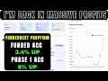 Passing FundedNext Phase 1 Challenge LIVE Again &amp; Trading A Live Funded FundedNext Account - 3.4% Up