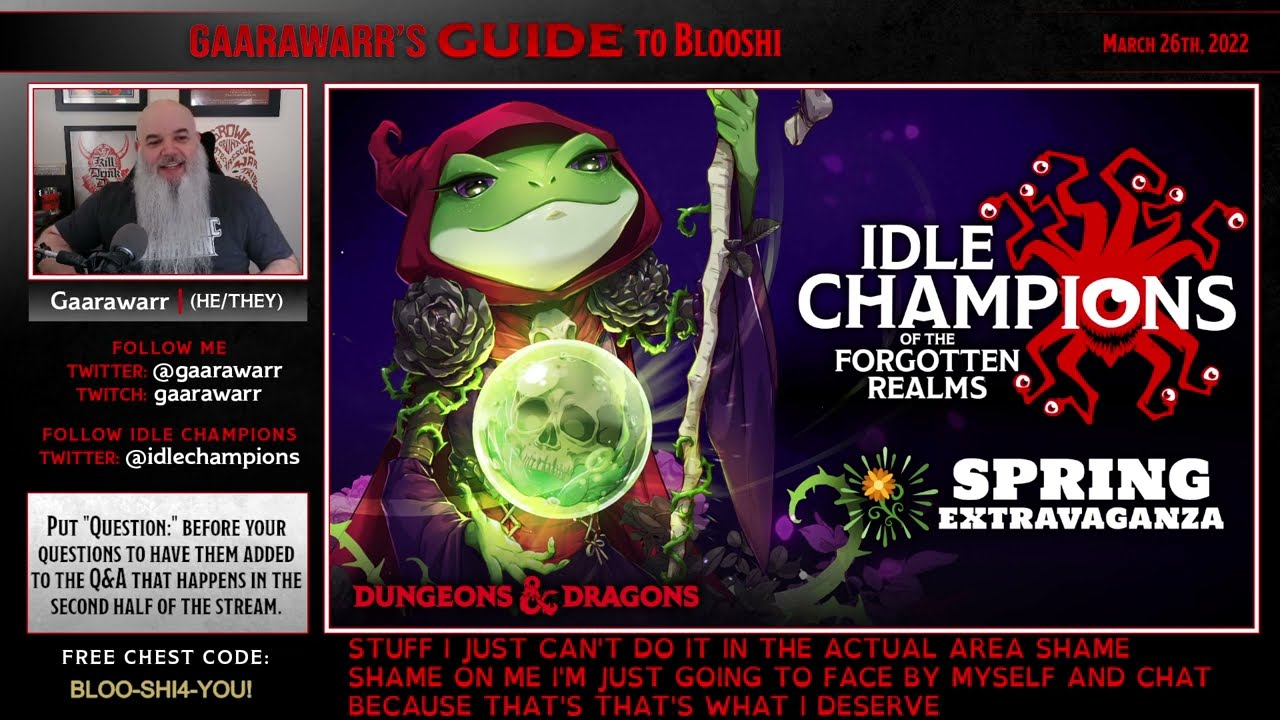 Gaarawarr’s Guide to Blooshi | Idle Champions | D&D