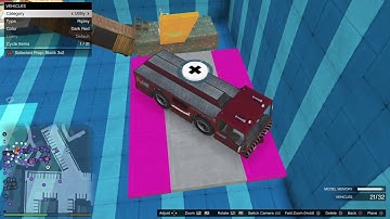How to place floating vehicles for avalanches in the GTA 5 creator