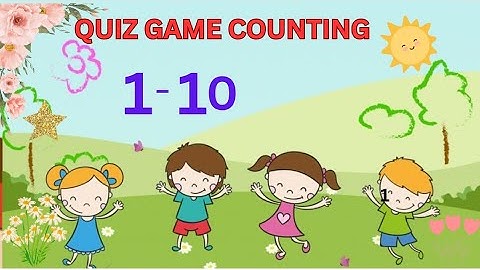 counting Quiz Game for kidz | Guess the number| learn numbers with images | educational video